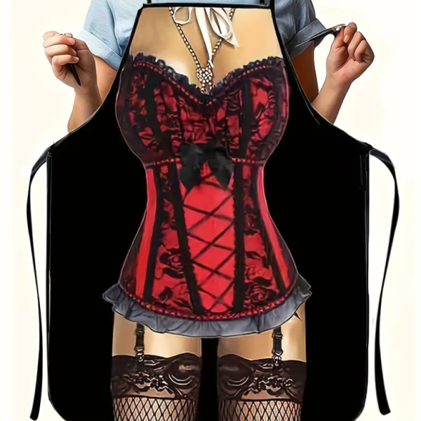 Sexy Korsett-Schürze für Frauen – Stil trifft Spaß in der Küche! 👗🍰🔥